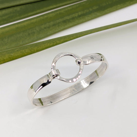 four corners 8mm latch bracelet-Sterling Silver-Multiple Sizes-5 3/4