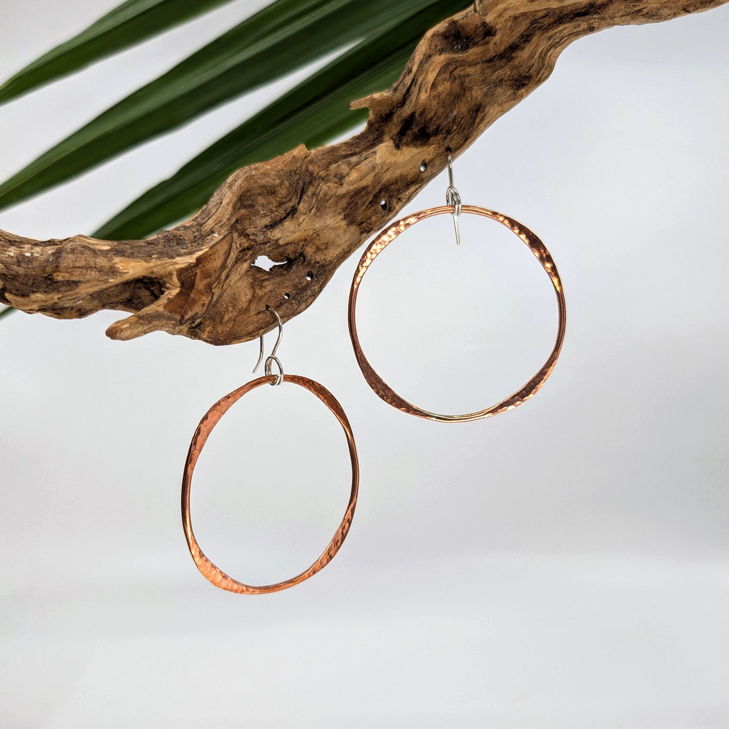 four corners hoop earring-Copper-Small-