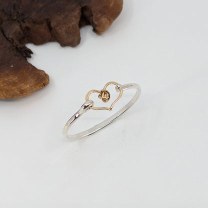 Heart 3MM Latch Bracelet