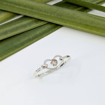 Heart 3MM Latch Bracelet