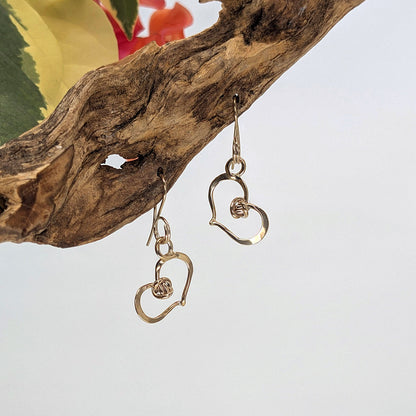 Heart Drop Earring