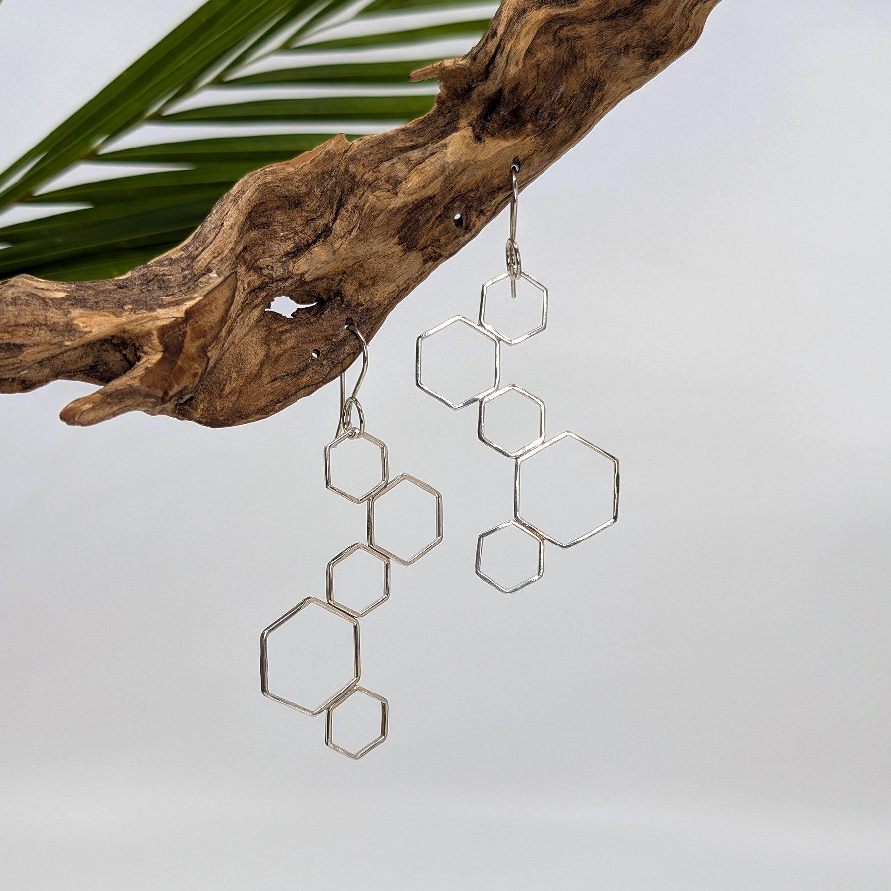 honeycomb cluster earring-14k Gold-One Size-