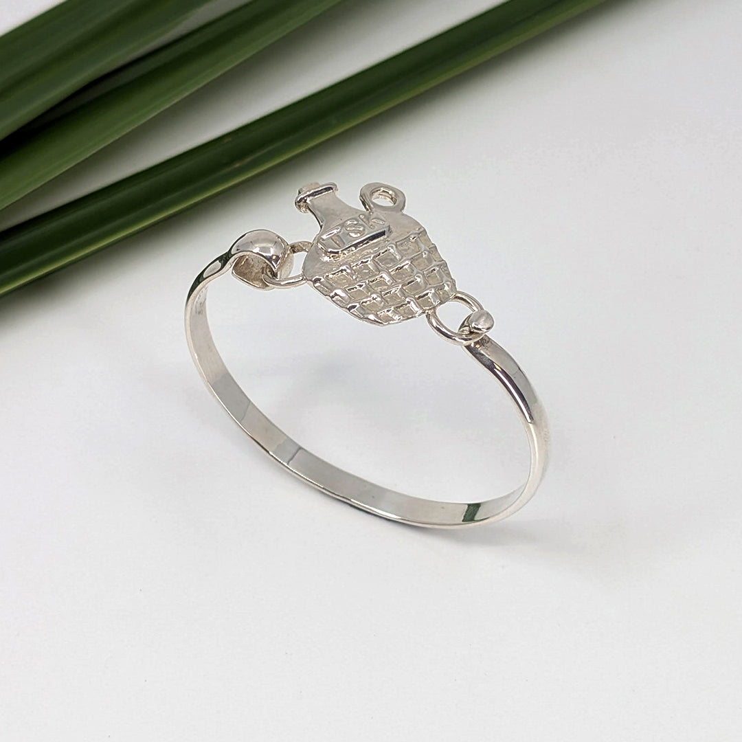 jimmy john 5mm latch bracelet-Sterling Silver-Multiple Sizes-5 3/4