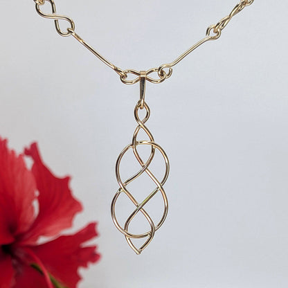 josephine knot pendant-14k Gold-One Size-