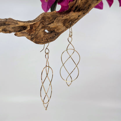 josephine knot drop earring---
