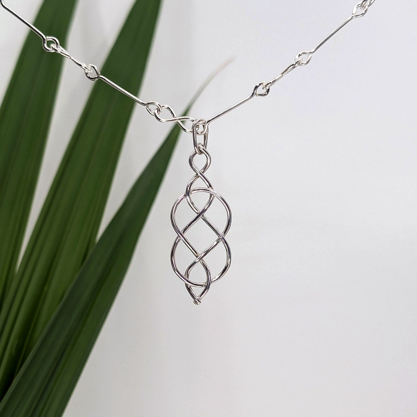 josephine knot pendant-Sterling Silver-One Size-