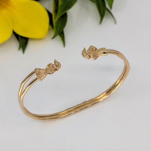 jumbie cuff bracelet-Sterling Silver-Medium-