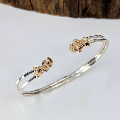 jumbie cuff bracelet-Sterling Silver-Small-