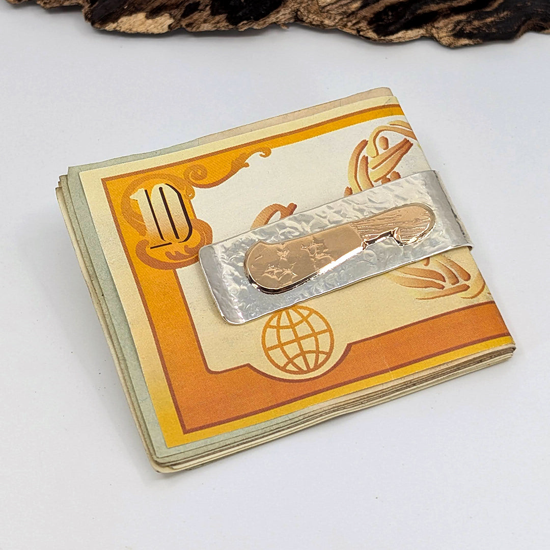 machete money clip-Two-Tone (Silver & 14k Gold)-One Size-
