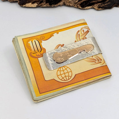 machete money clip-Two-Tone (Silver & 14k Gold)-One Size-