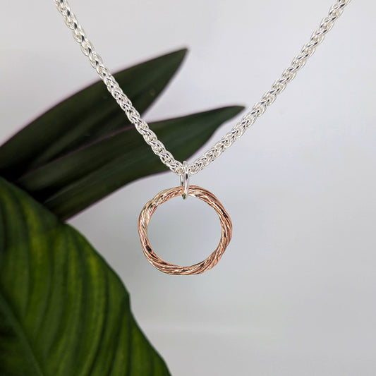 ring of fire pendant-14k Gold-One Size-
