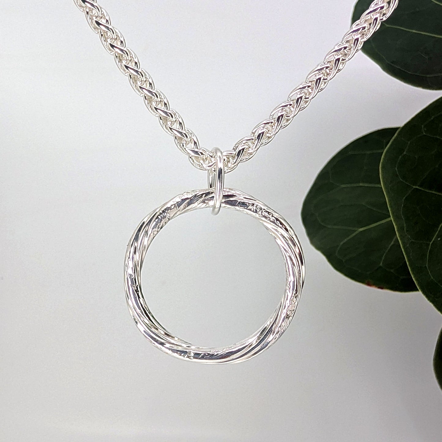 ring of fire pendant-Sterling Silver-One Size-
