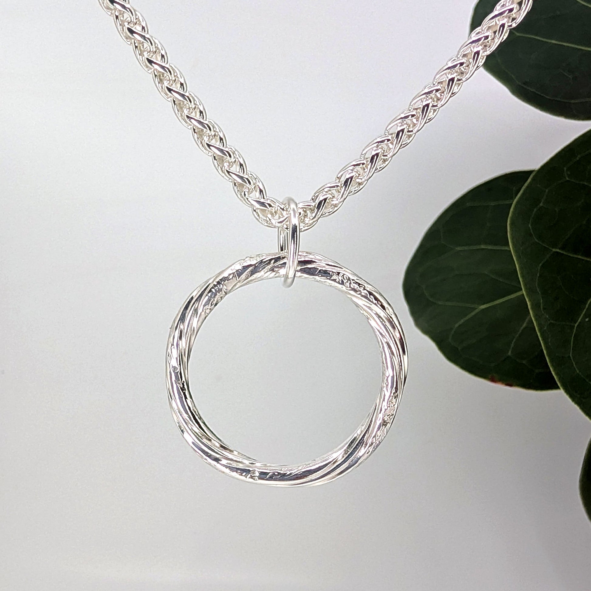 ring of fire pendant-Sterling Silver-One Size-