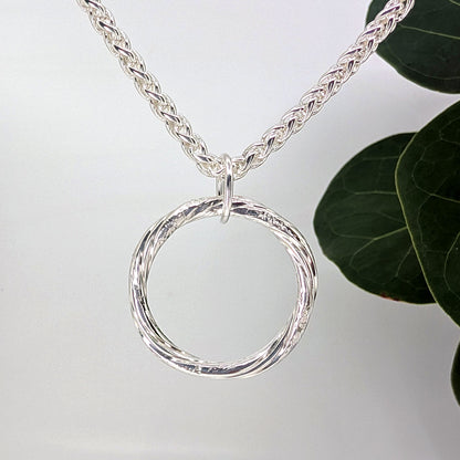 ring of fire pendant-Sterling Silver-One Size-