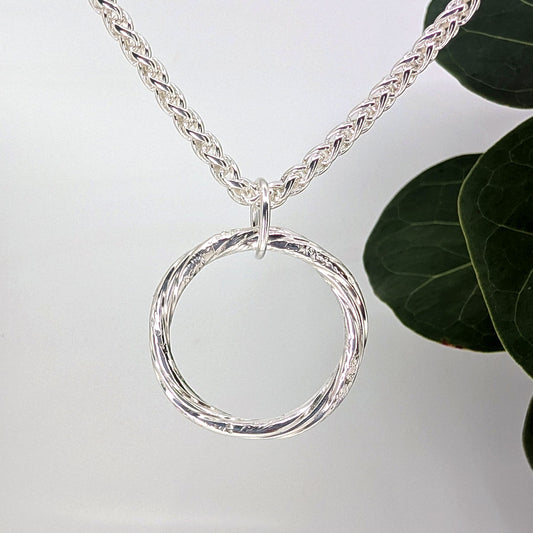 ring of fire pendant-Sterling Silver-One Size-