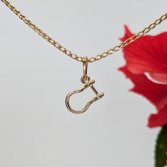 shackle pendant-14k Gold-One Size-