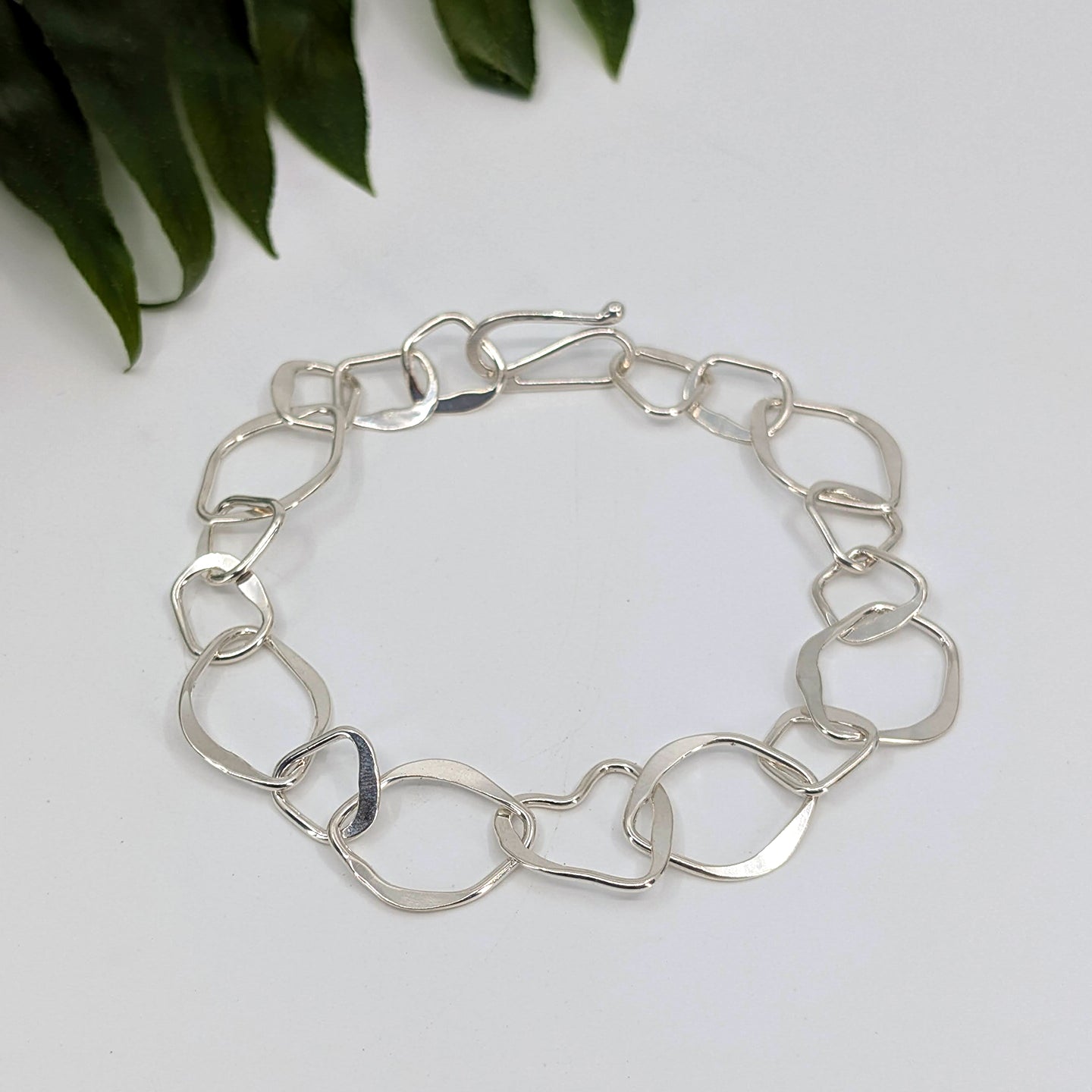 shard chain anklet-Sterling Silver-Anklet-