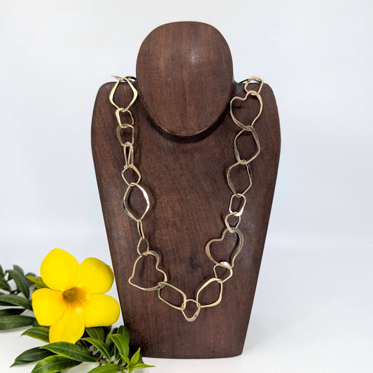 Shard Heart Chain Necklace