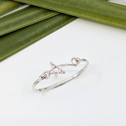 shooting star 3mm latch bracelet-Sterling Silver-Multiple Sizes-4