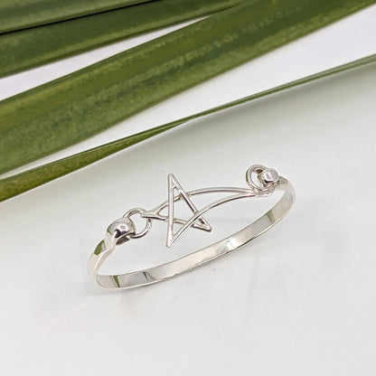 shooting star 5mm latch bracelet-Sterling Silver-Multiple Sizes-5 3/4