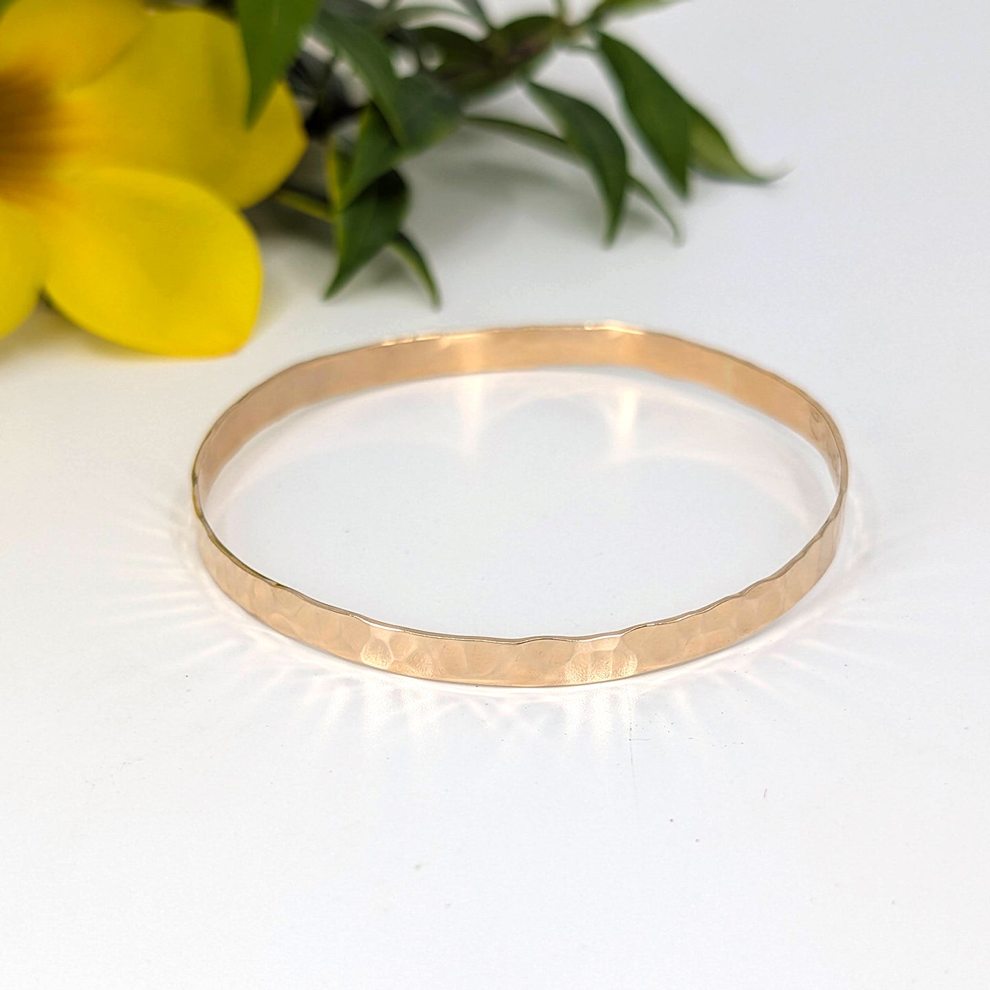 Simple Medium Bangle Bracelet