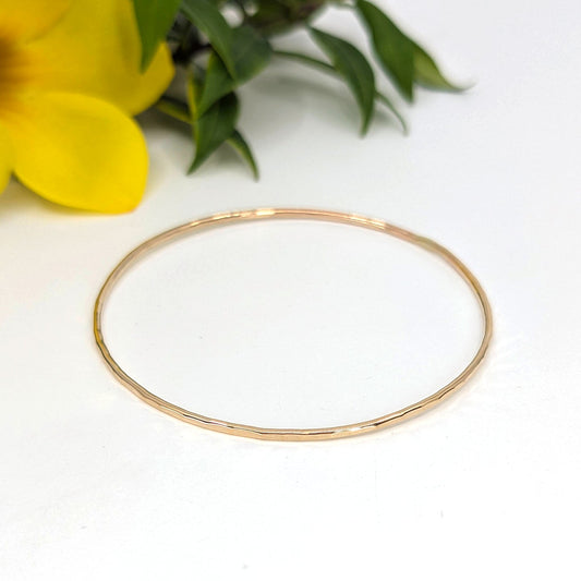 Simple Thin Bangle Bracelet