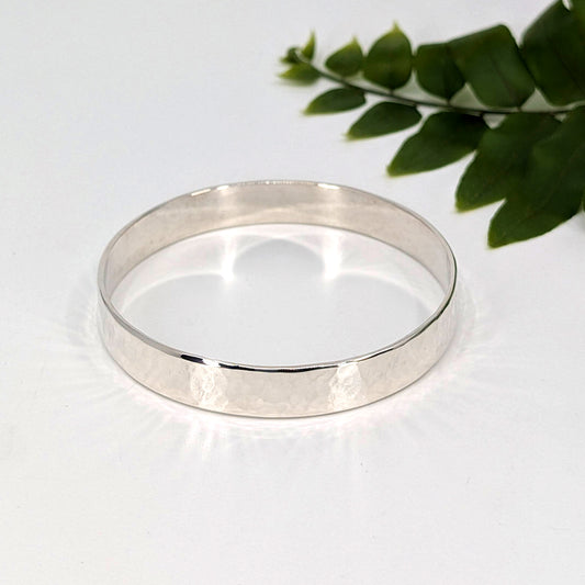 Simple Wide Bangle Bracelet