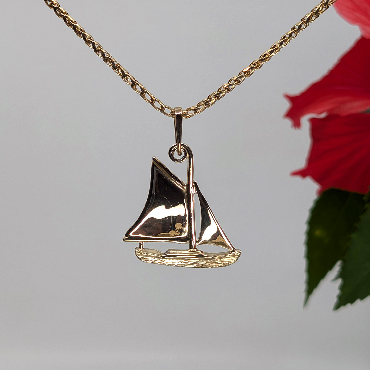 sloop pendant-14k Gold-One Size-