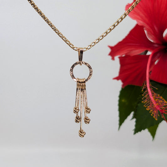 solstice drop pendant-14k Gold-One Size-