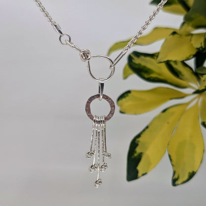 solstice drop pendant-Sterling Silver-One Size-