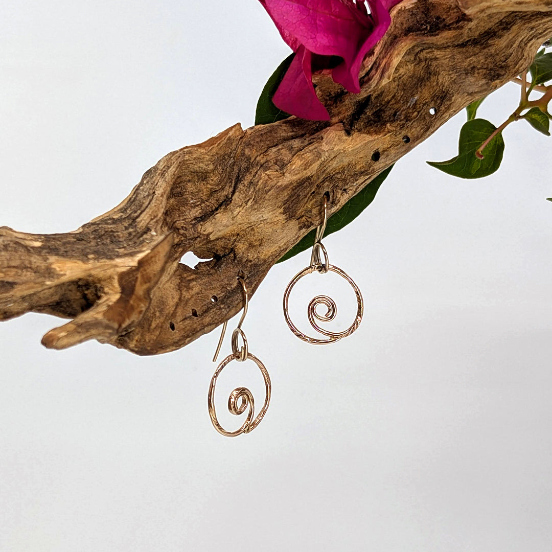 Spiral Hoop Earring