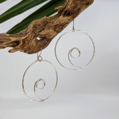 Spiral Hoop Earring