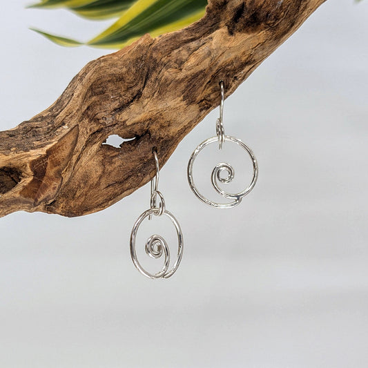 Spiral Hoop Earring