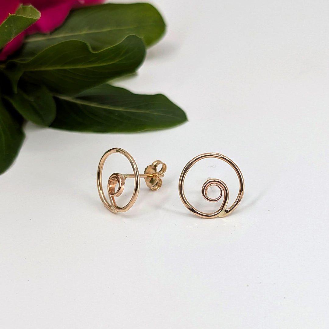 Spiral Post Earring