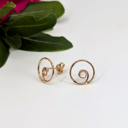 Spiral Post Earring