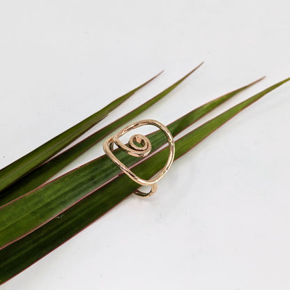 spiral ring-Sterling Silver-Multiple Sizes-2