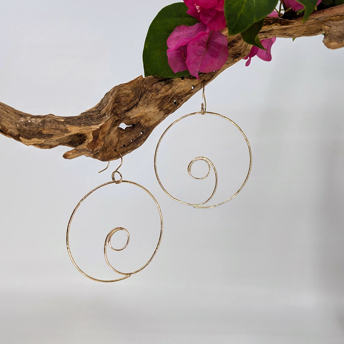 Spiral Hoop Earring