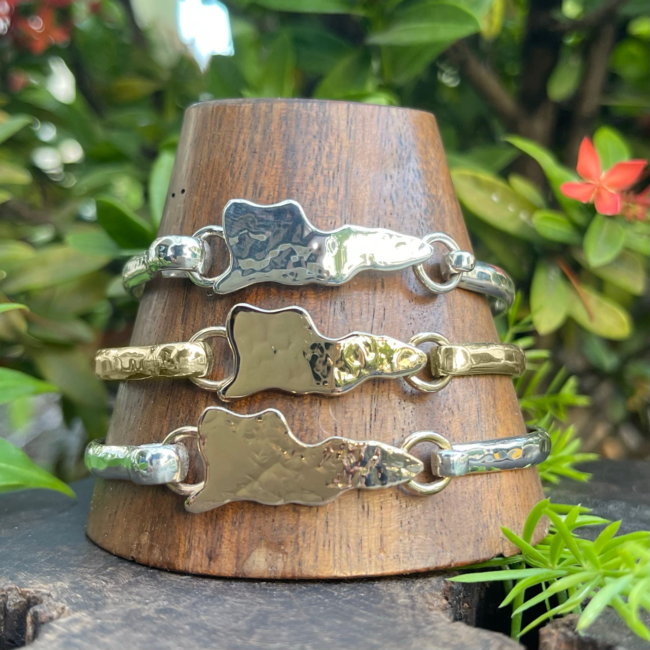 St Croix's beautiful bracelets by IB Designs, Crucian Gold, and Sonya's  discovered by Travelocity.