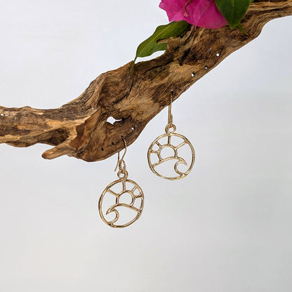 Sun & Surf Drop Earring