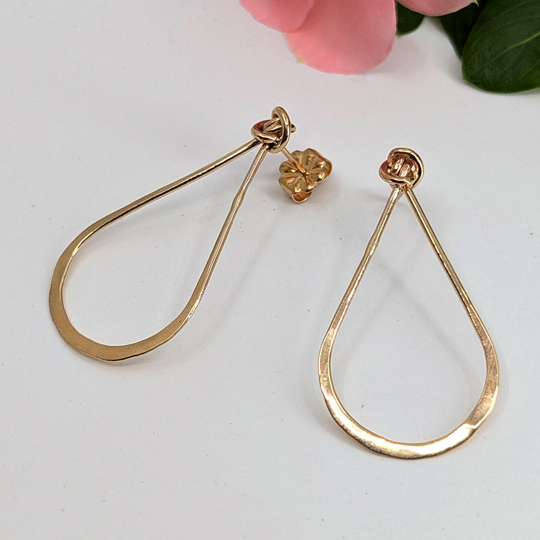 Teardrop Post Earring