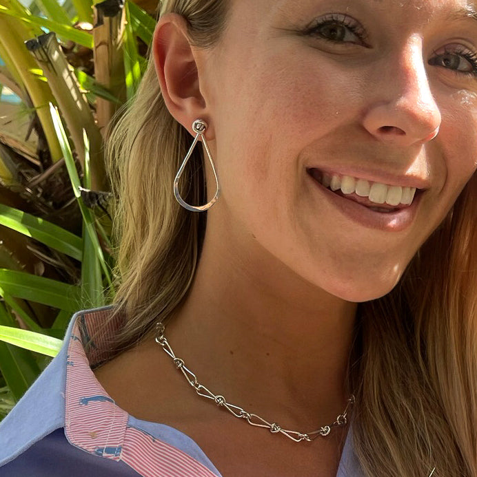 Teardrop Post Earring