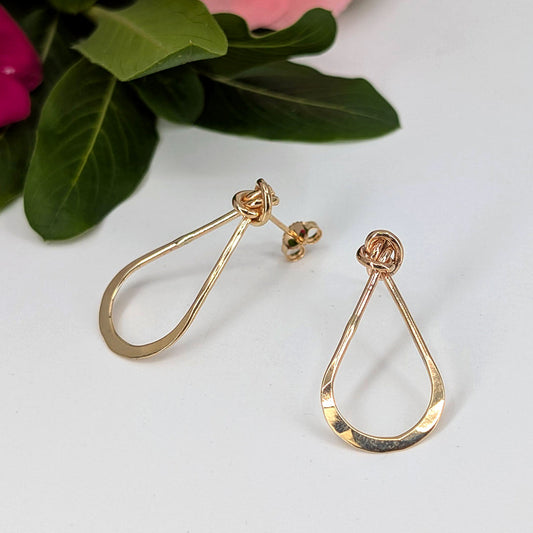 Teardrop Post Earring