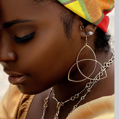 Trinity Drop Earring