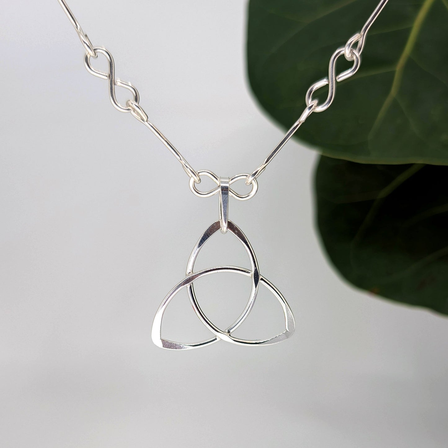 trinity pendant-Sterling Silver-One Size-