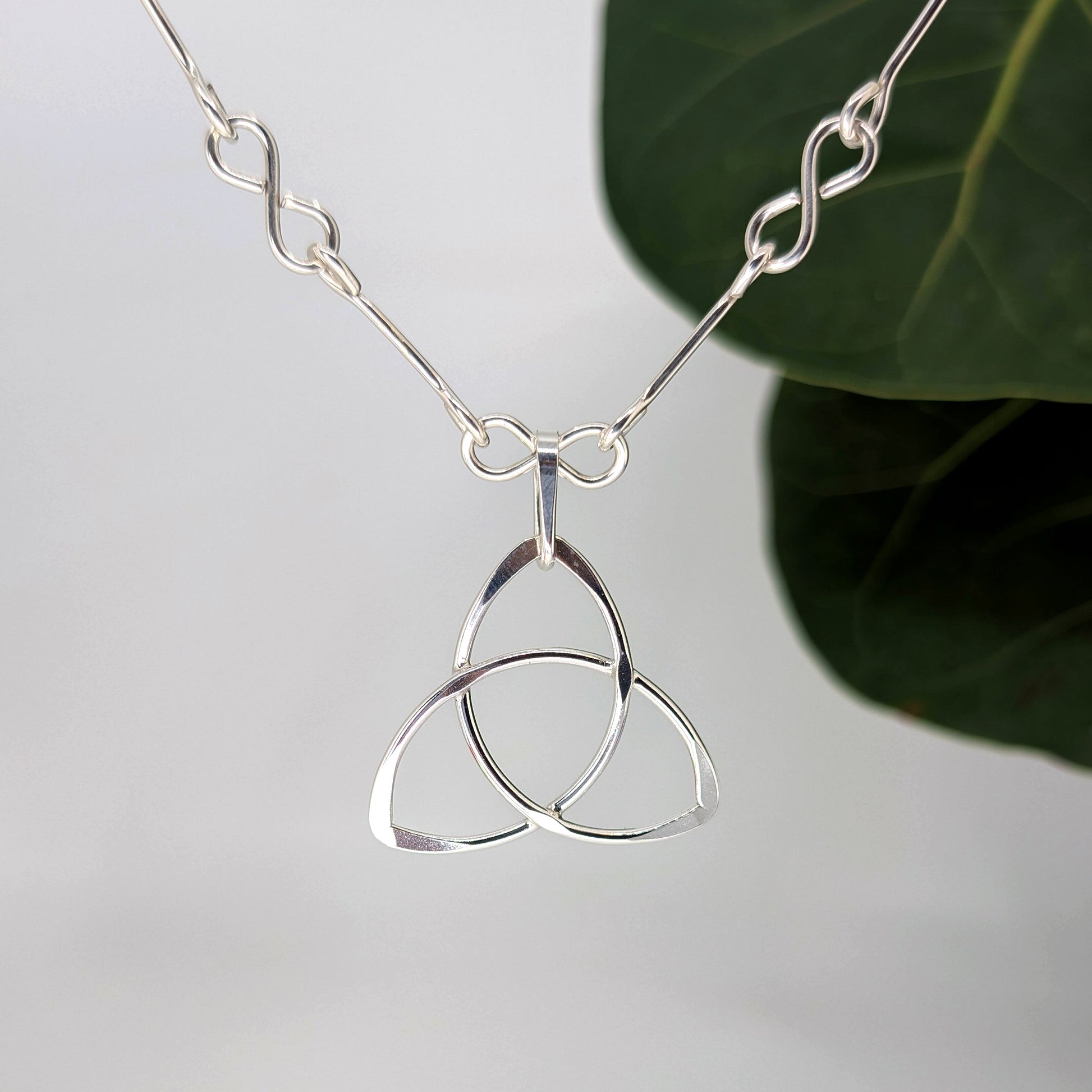 trinity pendant-Sterling Silver-One Size-