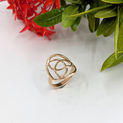 trinity ring-Sterling Silver-Multiple Sizes-2 1/2