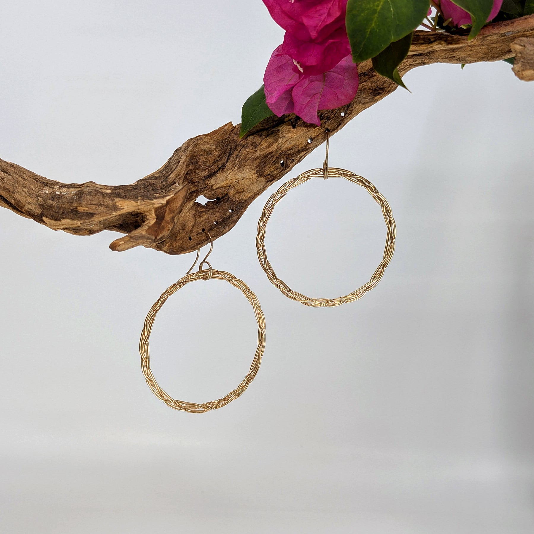 turkshead hoop earring---