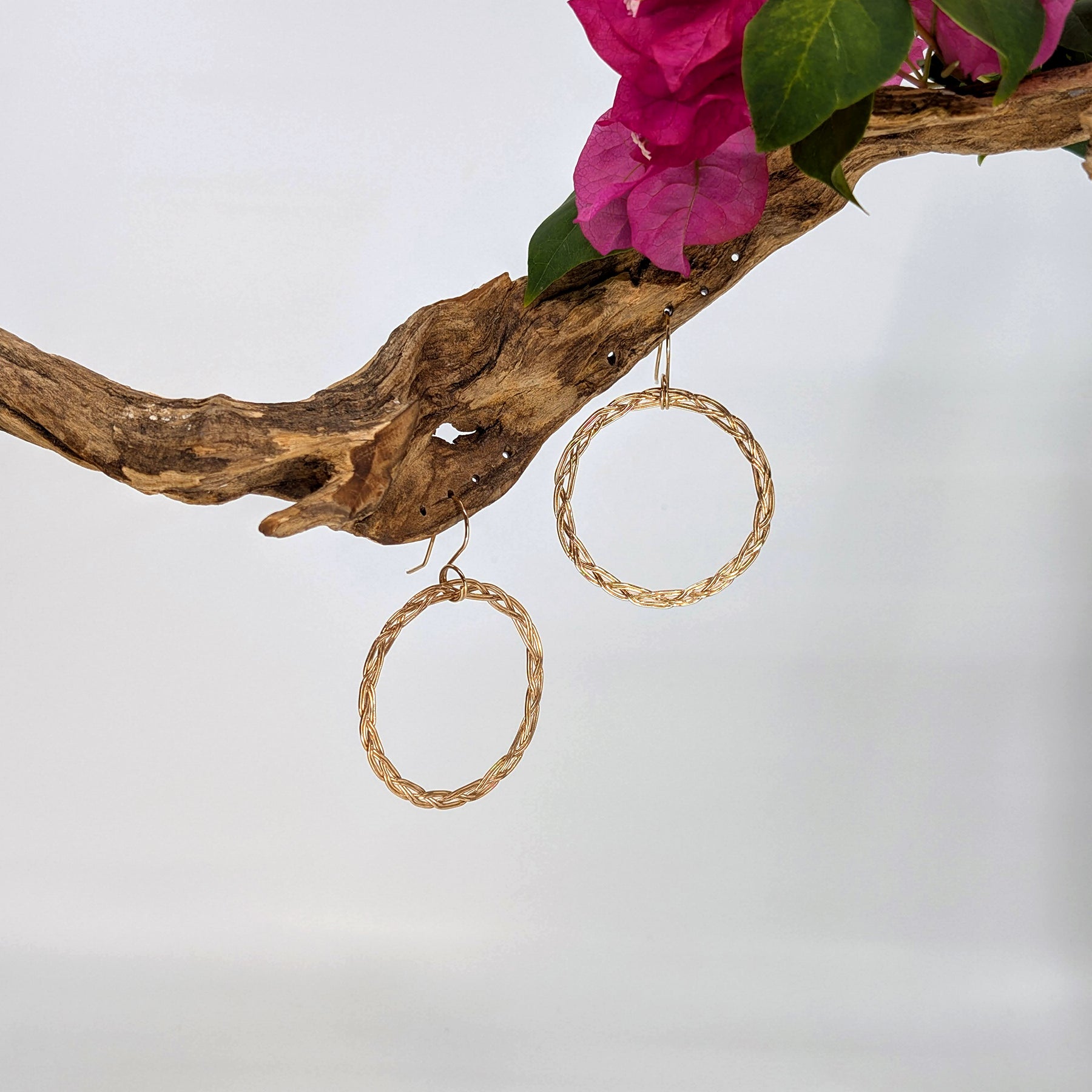 turkshead hoop earring-14k Gold-Large-