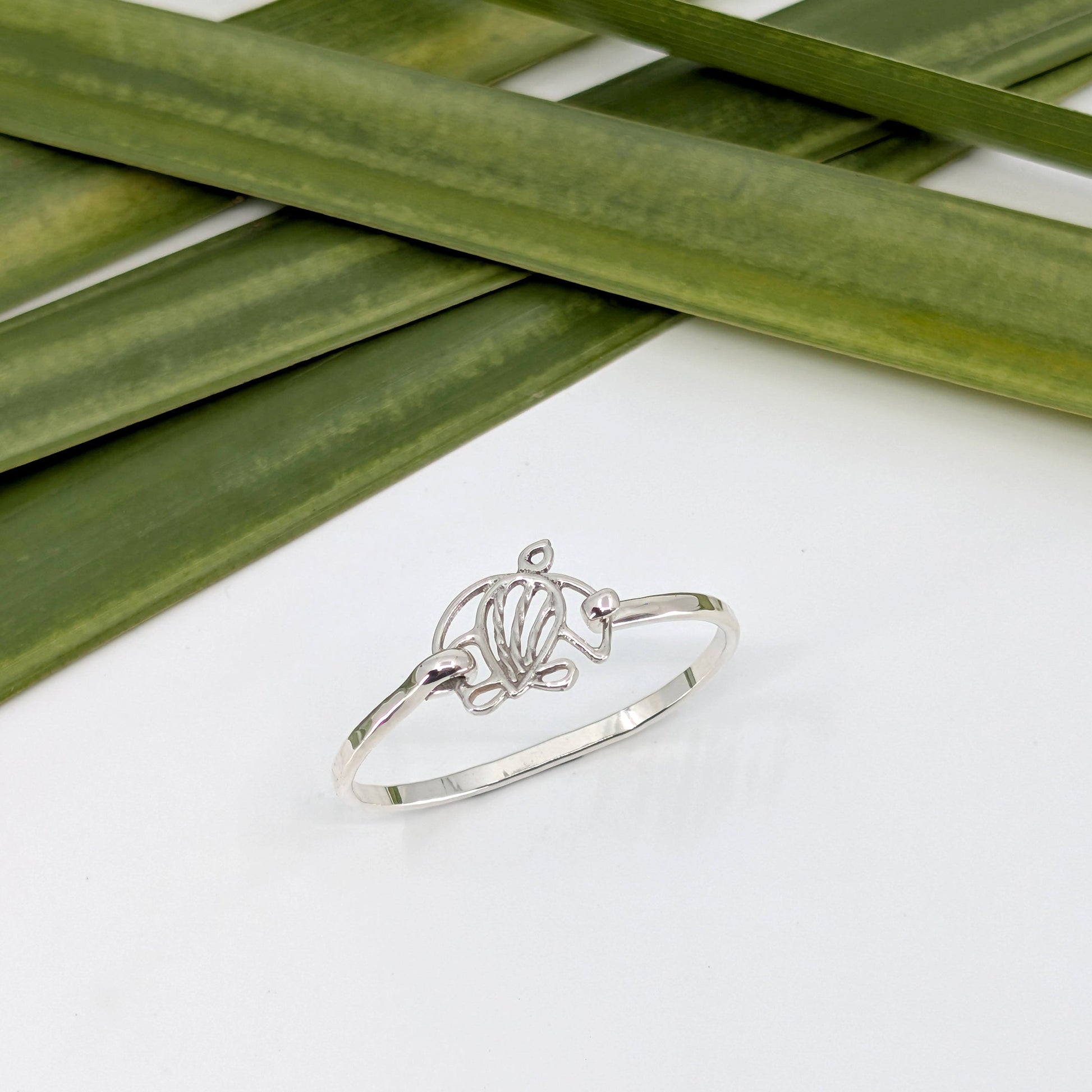 turtle 3mm latch bracelet-Sterling Silver-Multiple Sizes-4