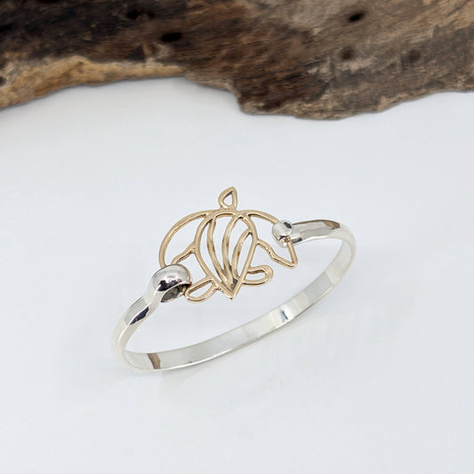 turtle 5mm latch bracelet-Sterling Silver-Multiple Sizes-6